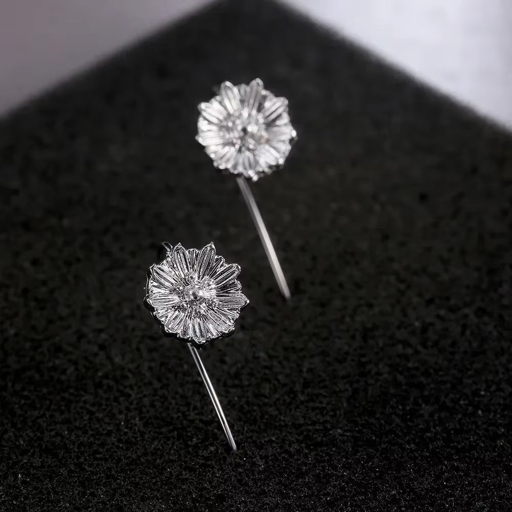 Daisy Sunflower Earrings (أقراط الأقحوان وعباد الشمس - هدية لطيفة للصديقات)